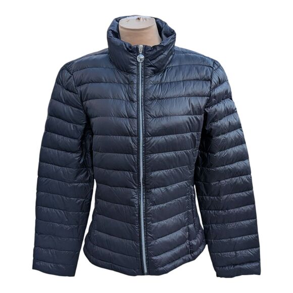 Calvin Klein Packable Parka Down Puffer Coat Jacket Black Women's Medium Winter - Picture 1 of 7